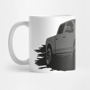 Matte black Raptor pickup Mug